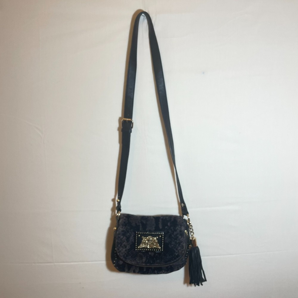 Juicy Couture Mini CIARA Wild Things Snake Velour Xbody YSRU3332